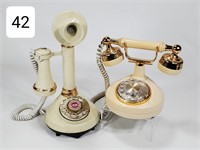 Pair of Classic Rotary Telephones
