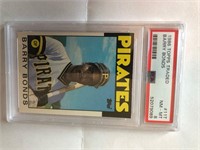 1986 Topps Traded Barry Bonds Rookie PSA 8