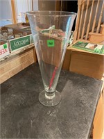 large beer glass or vase