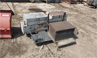 Truck tool boxes,one w/fuel cell