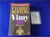 Pierre Burton's Vimy with Vimy $2 Coin