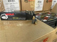 100 Rounds 9mm Luger Ammo 115 Grain FMJ