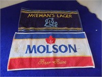 2 Beer Towels-McEwan's Lager & Molson