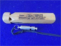 Wooden Train Whistle & Girl Guides of Canada