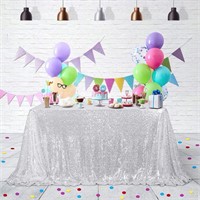 Sequins Tablecloth Seamless Tablecloth 55X72in