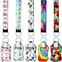 15 Pieces Empty Travel Size Bottle with Keychain