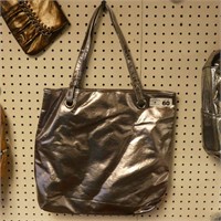 Silver Colored Handbag