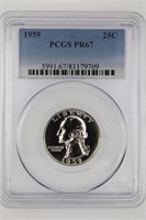 1959 Washington Quarter PCGS PR-67