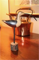 Miniature Long Billed Curlew Shorebird Decoy 7