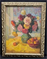 Russian Still Life Art - Signed