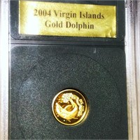 2004 Virgin Islands $10 Gold Coin GEM PROOF