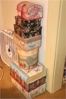 Lot of Gift Boxes and Storage Boxes