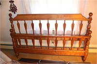 Full Size Wooden Headboard and Footboard with