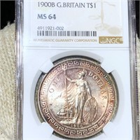 1900B Great Britain Trade Dollar NGC - MS64
