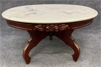 Rose Carved Victorian Style Coffee Table