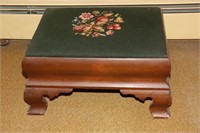 Foot Stool with Tapestry Top With Storage