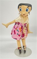 Vintage Betty Boop Doll on Stand