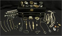 Assorted Jewelry Grouping w/ Vintage Case