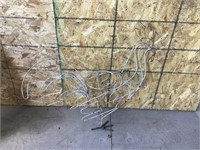 Wire Chicken Yard Art