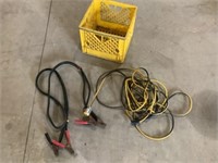 Electrical Cord, Jumper Cables & Crate