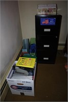 3 Drawer File Cabinet, Office File Folders,