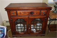 Pine Display Cabinet 33" X 14" (does not include