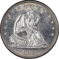 50C 1883 PCGS MS62