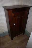 Pine One Door Storage Cabinet 20 1/4" X 10 1/2" X