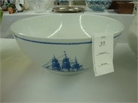 Wedgwood clipper ship ironstone bowl.
