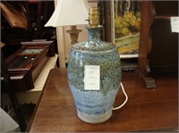 Art pottery lamp.