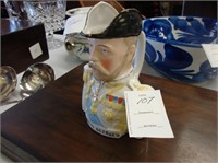 King George V commemorative figural pitcher.