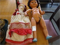Two old dolls.