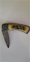 Engraved pocket knife