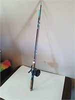 Daiwa reel with pole