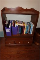 Pine Shelving Unit with 3 Drawers 26" X 13" X 33"