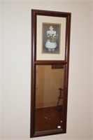8 Wall Pictures, Trumeau Mirror, Skinning Board