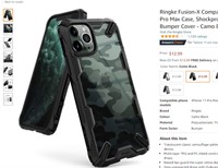 Ringke Fusion-X Compatible with iPhone 11 Pro Max