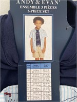 ANDY AND EVAN BOYS 3 PIECE OUTFIT SIZE 5