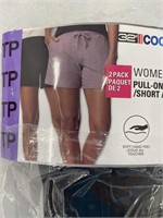 32 DEGREES COOL WOMENS SHORTS 2 PACK SIZE XS