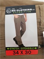 B.C. CLOTHING MENS PANTS SIZE 34 X 30