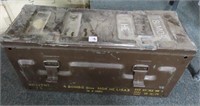METAL ARMY AMMO CAN FOR 4 - 81MM MORTARS