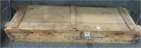 WOODEN PROJECTILE MUNITIONS BOX
