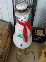 Blown Plastic Snowman