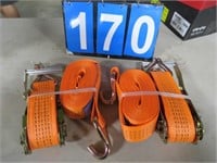 CAN INDUSTRIES ORANGE RATCHET STRAPS- THIS IS 2