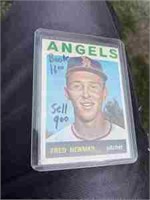 Fred Newman 1964 Topps hi number