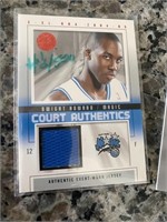 DWIGHT HOWARD COURT AUTHENTICS 500 MADE JERSEY RC