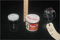 VINTAGE PETER PAN, SMUCKERS JARS, AND MORE