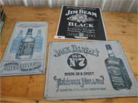 (2) Jack Daniels; 1 Jim Beam