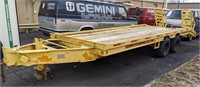 Butler 30ft Flat Bed Dual Axle Pintle Hitch