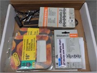 Box of Chainsaw Parts